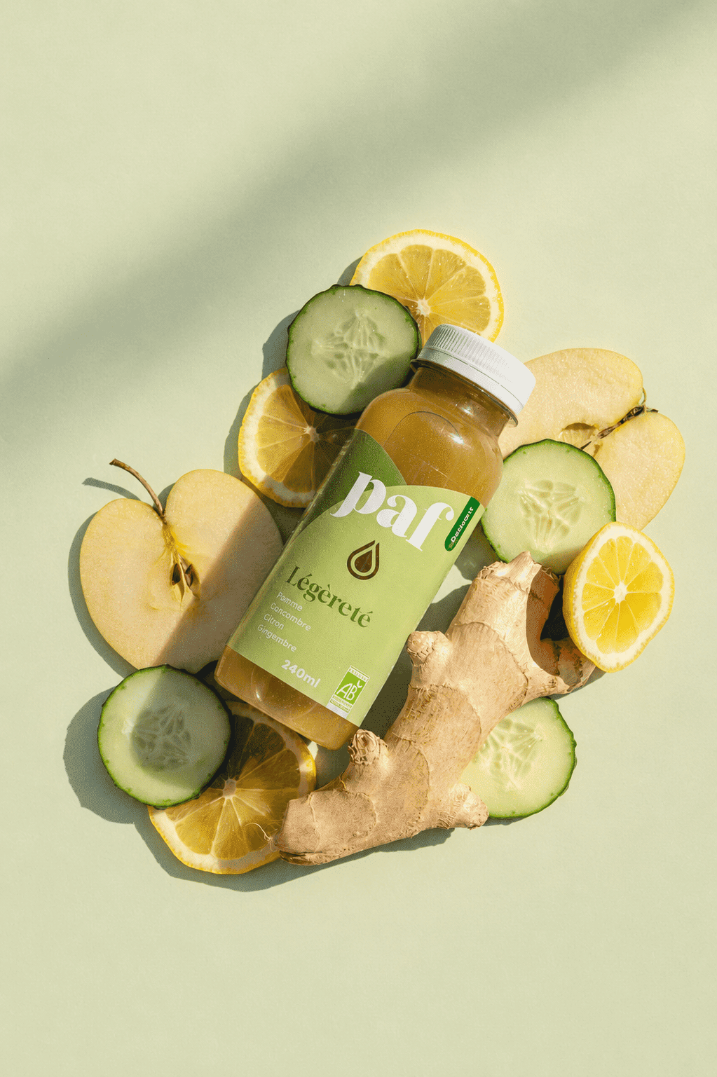Coffret de jus concombre, citron & gingembre – LÉGÈRETÉ