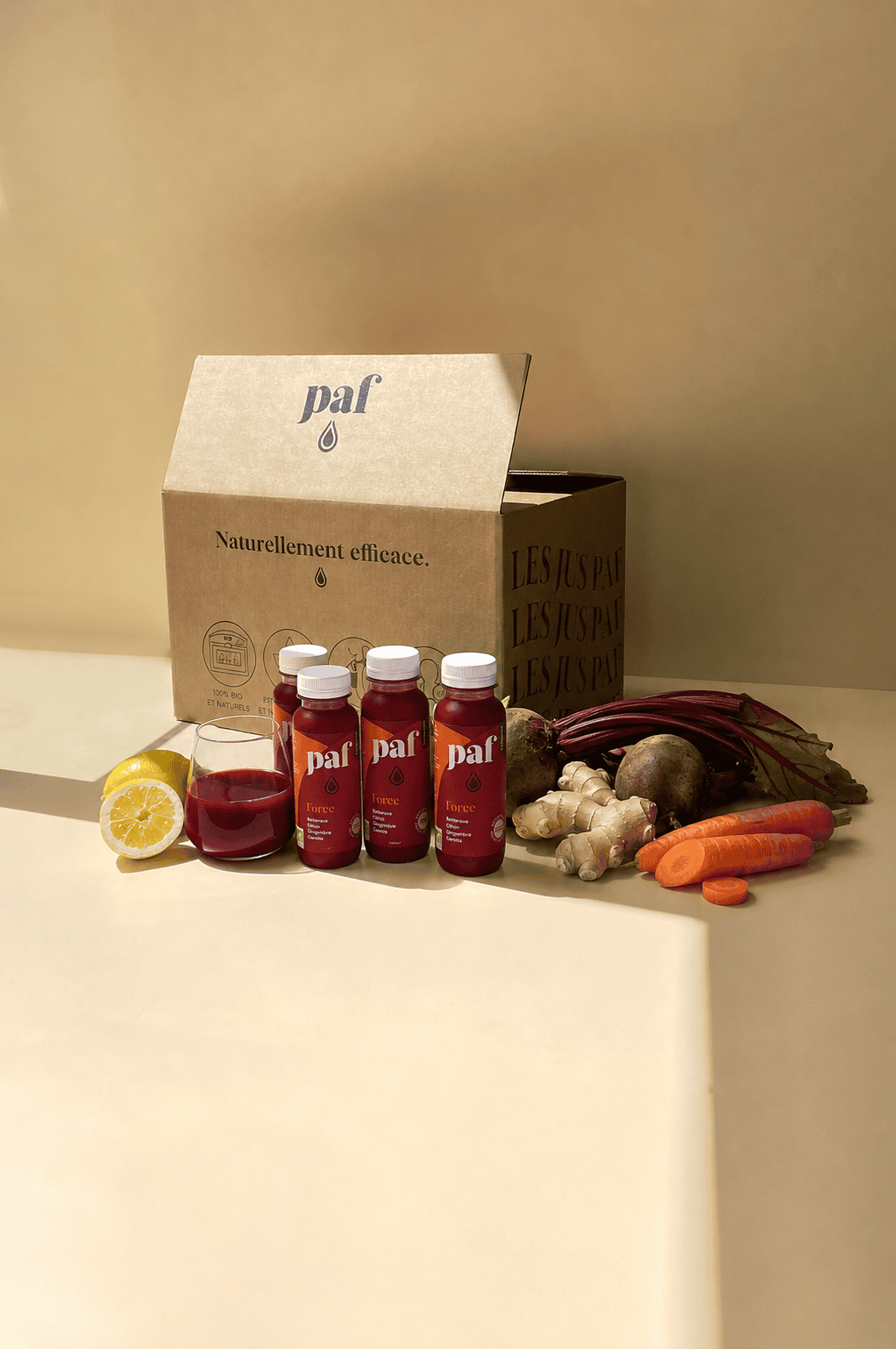 Coffret de jus betterave, carotte & gingembre - FORCE – Image 4